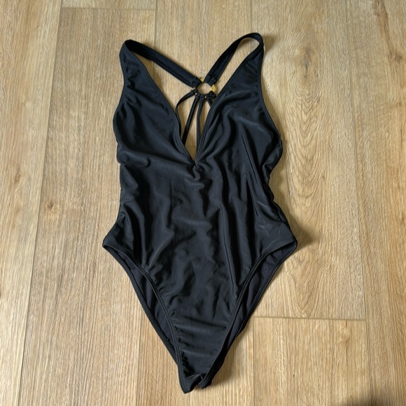 ASOS black one piece bathing suit - Picture 1 of 2